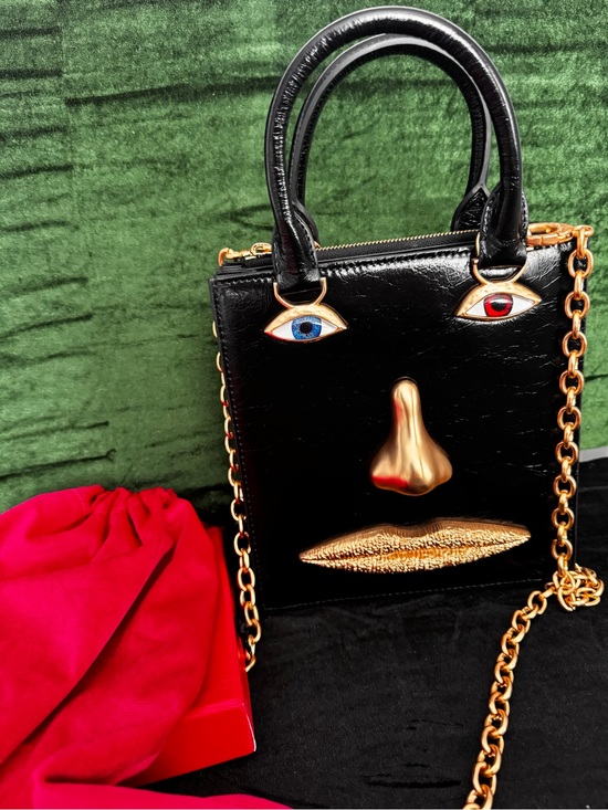 The Unbranded Brand Handbags - Schiaparelli inspired anatomy face Handbag